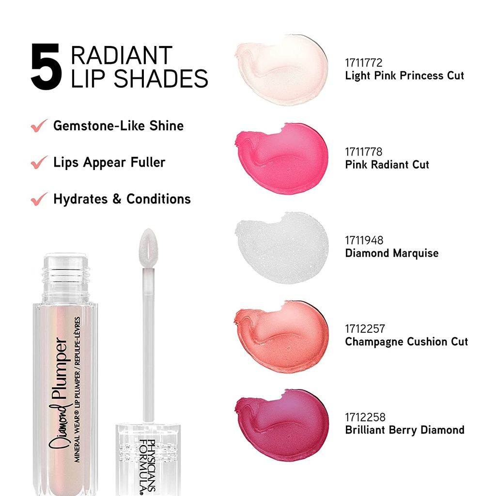 PHYSICIANS FORMULA Блеск для губ увеличивающий объем Diamond Glow Lip Plumper тон ягодный бриллиант,  фото 3