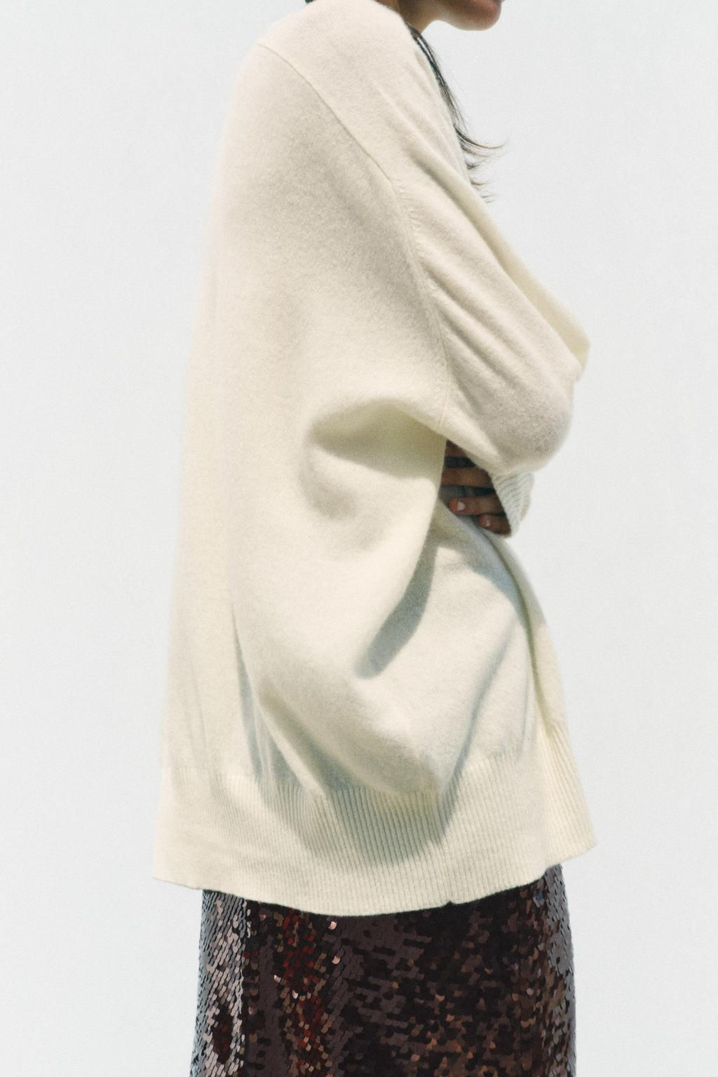 BASIC 100% WOOL SWEATER - Zara фото 4