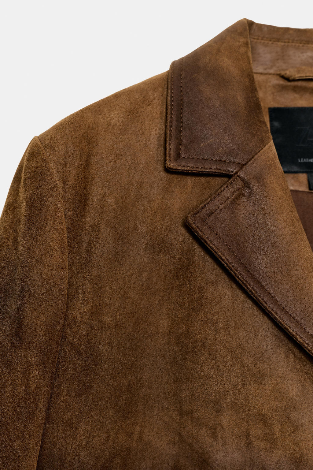 100% LEATHER COAT ZW COLLECTION LIMITED EDITION - Zara фото 17