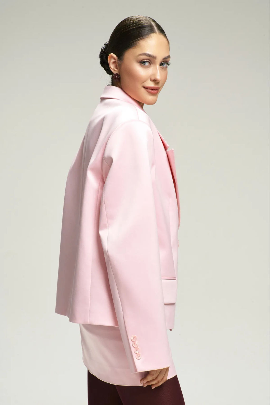 Жакет атласный Pink