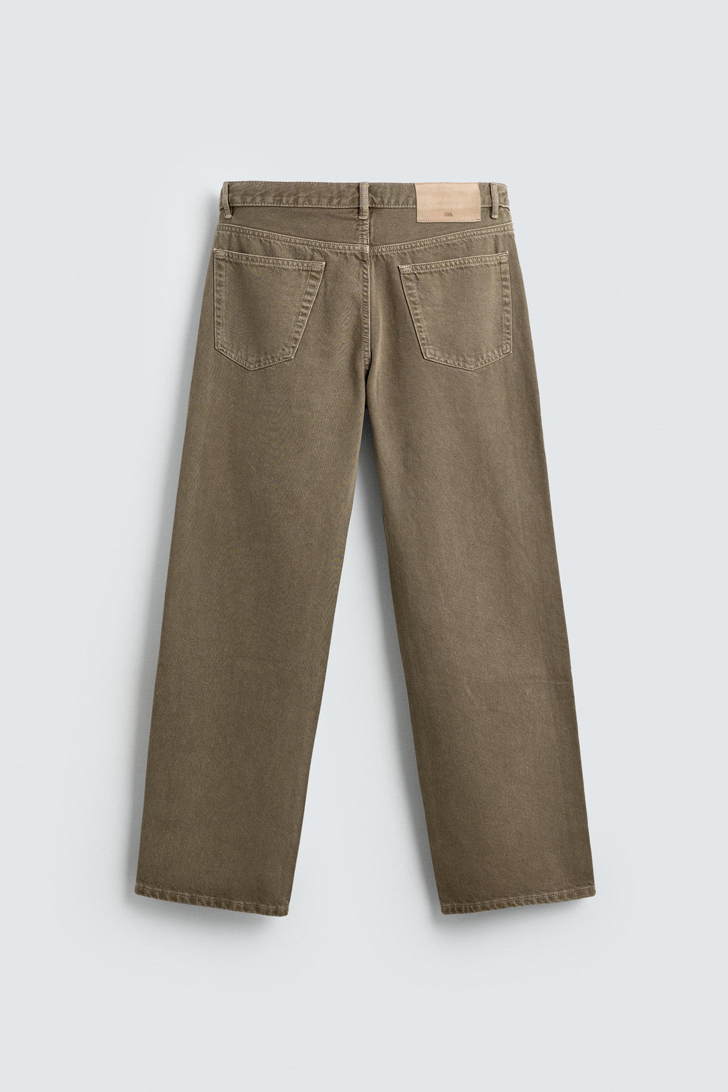 JEANS STRAIGHT FIT / Marr?n / Topo - Zara фото 7