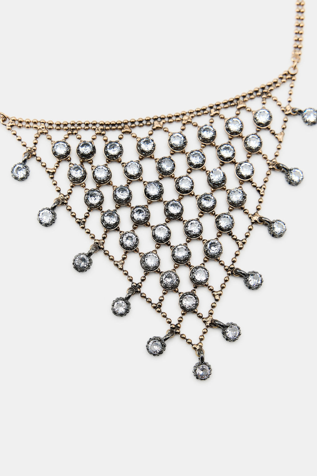 TRIANGLE JEWEL NECKLACE - Zara фото 2