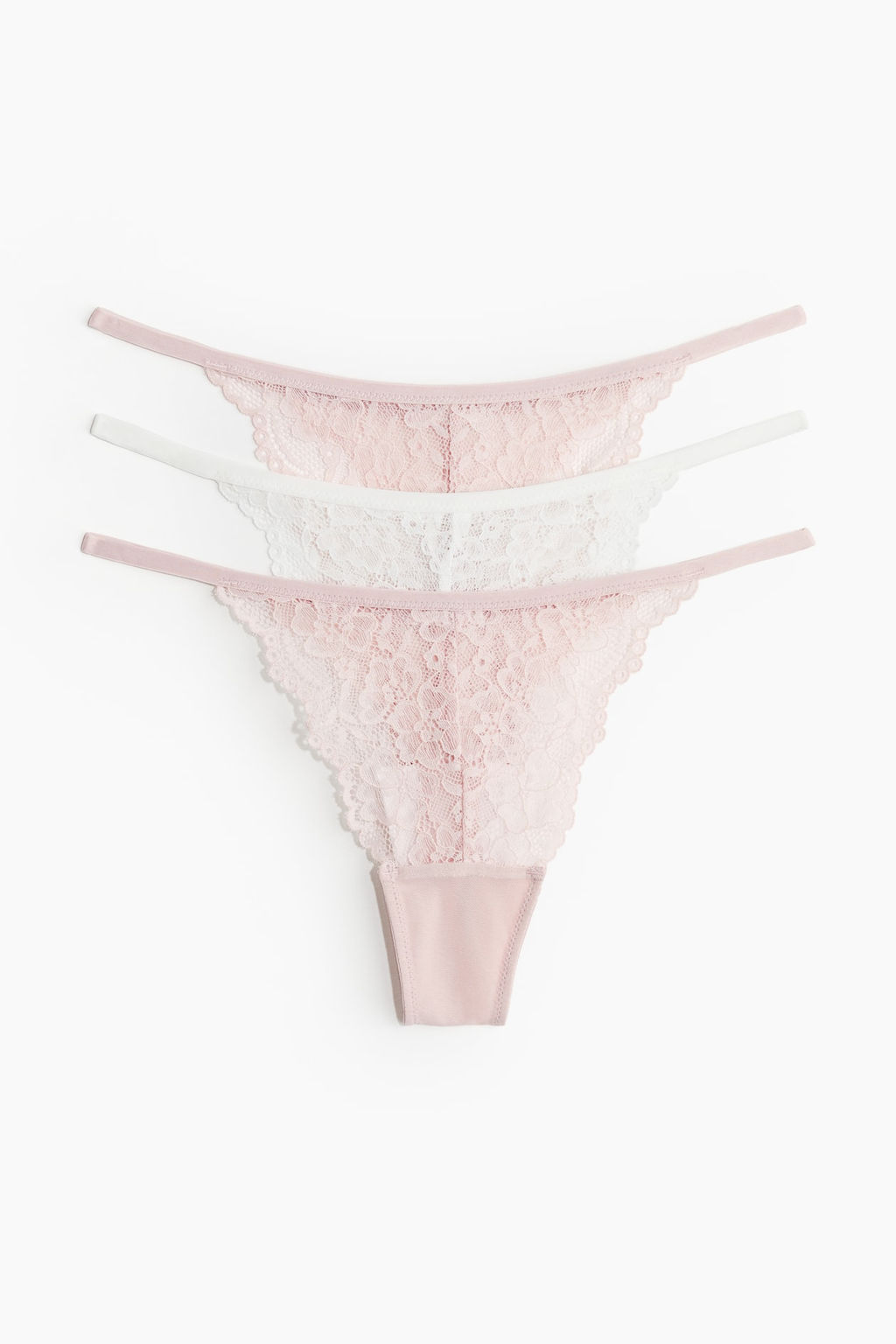 Pack de 3 bragas Thong de encaje - H&m фото 3