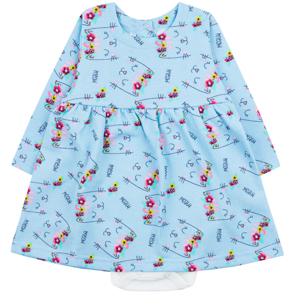 Боди-платье футер 2х нитка начёс 1130300406 - Youlala фото 3