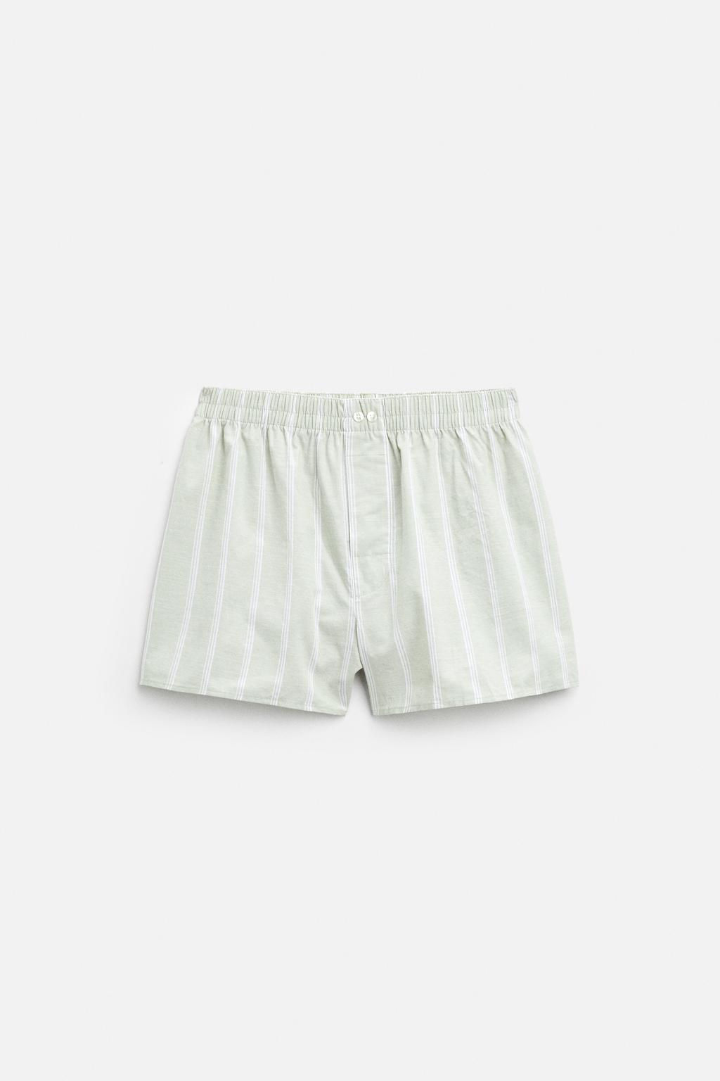 PACK OF 2 CONTRAST POPLIN BOXERS - Zara фото 4