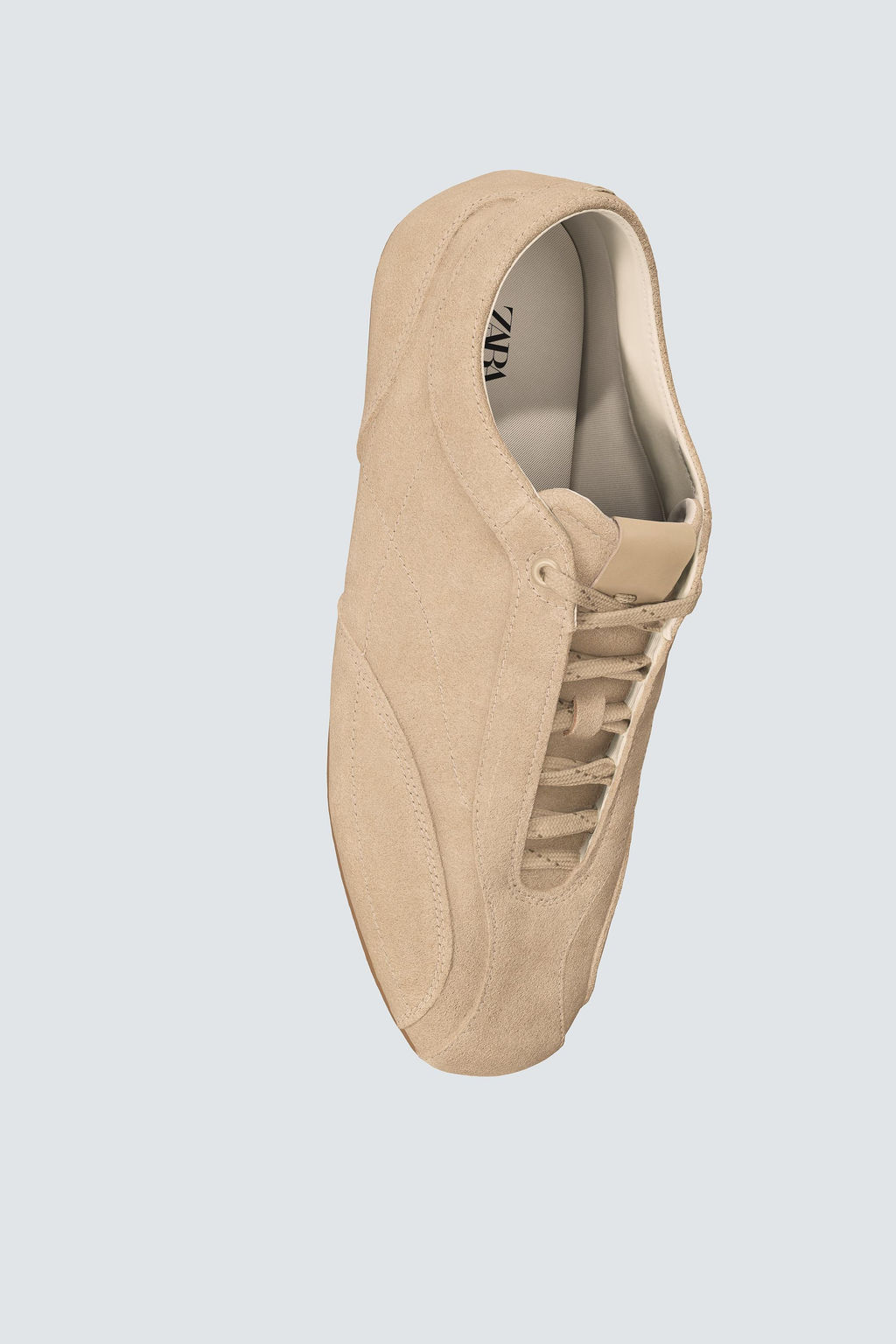 ULTRA-THIN SOLE LEATHER TRAINERS - Zara фото 4