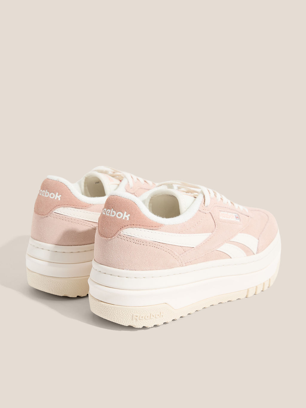 Женские кеды REEBOK CAMPIO EXTRA Артикул 4493778, бежево-розовый