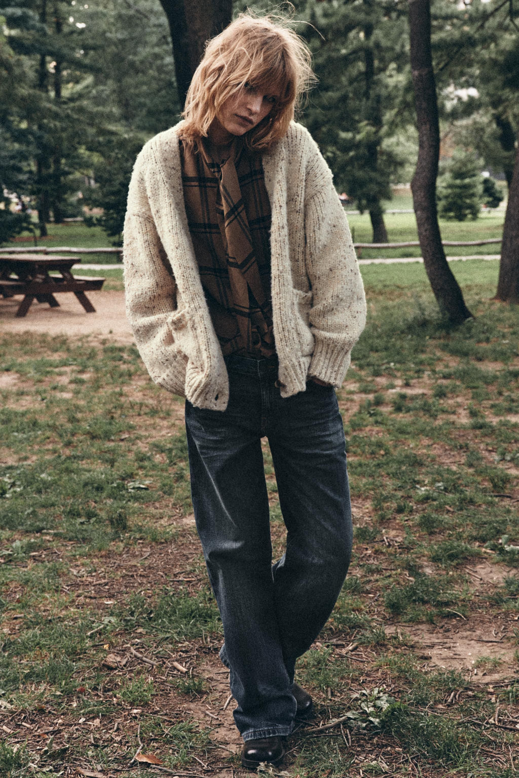 ZW COLLECTION LOW-RISE BOOTCUT JEANS - Zara фото 12