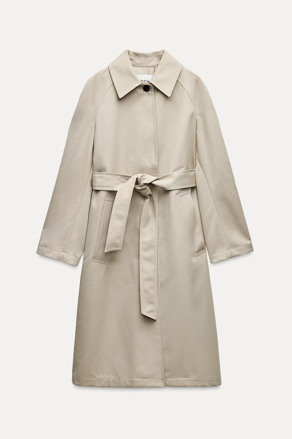 ZW COLLECTION TRENCH COAT WITH BELT - Zara фото 7