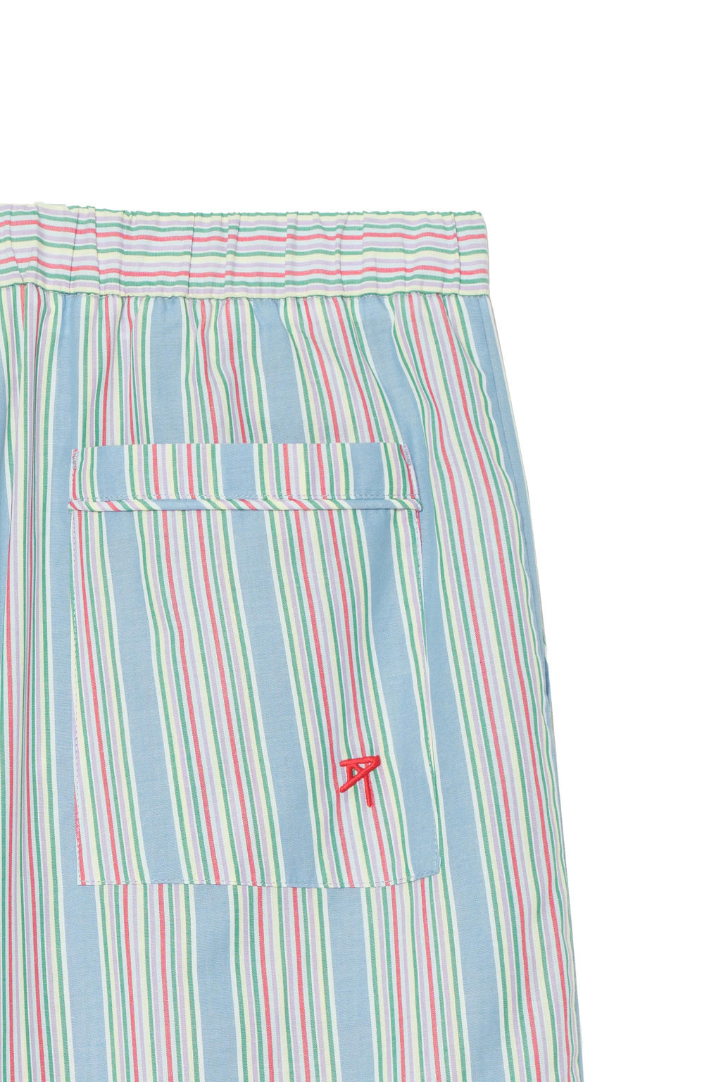 PANTAL?N RELAXED FIT JACQUARD RAYAS / Azul claro - Zara фото 6