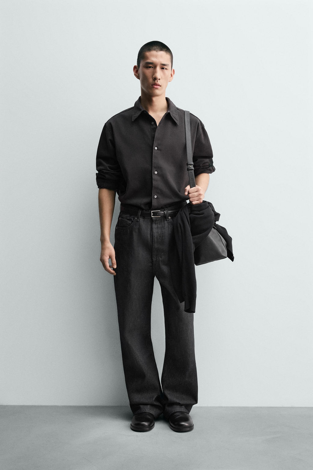 COLOURED DENIM SHIRT