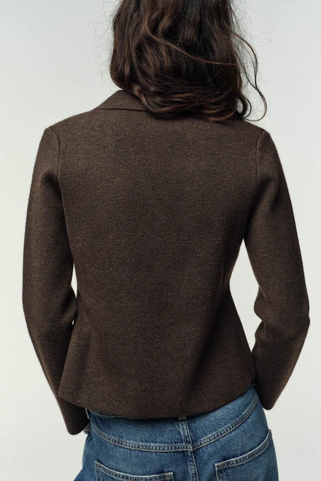 KNIT BLAZER WITH RHINESTONE BUTTONS - Zara фото 5