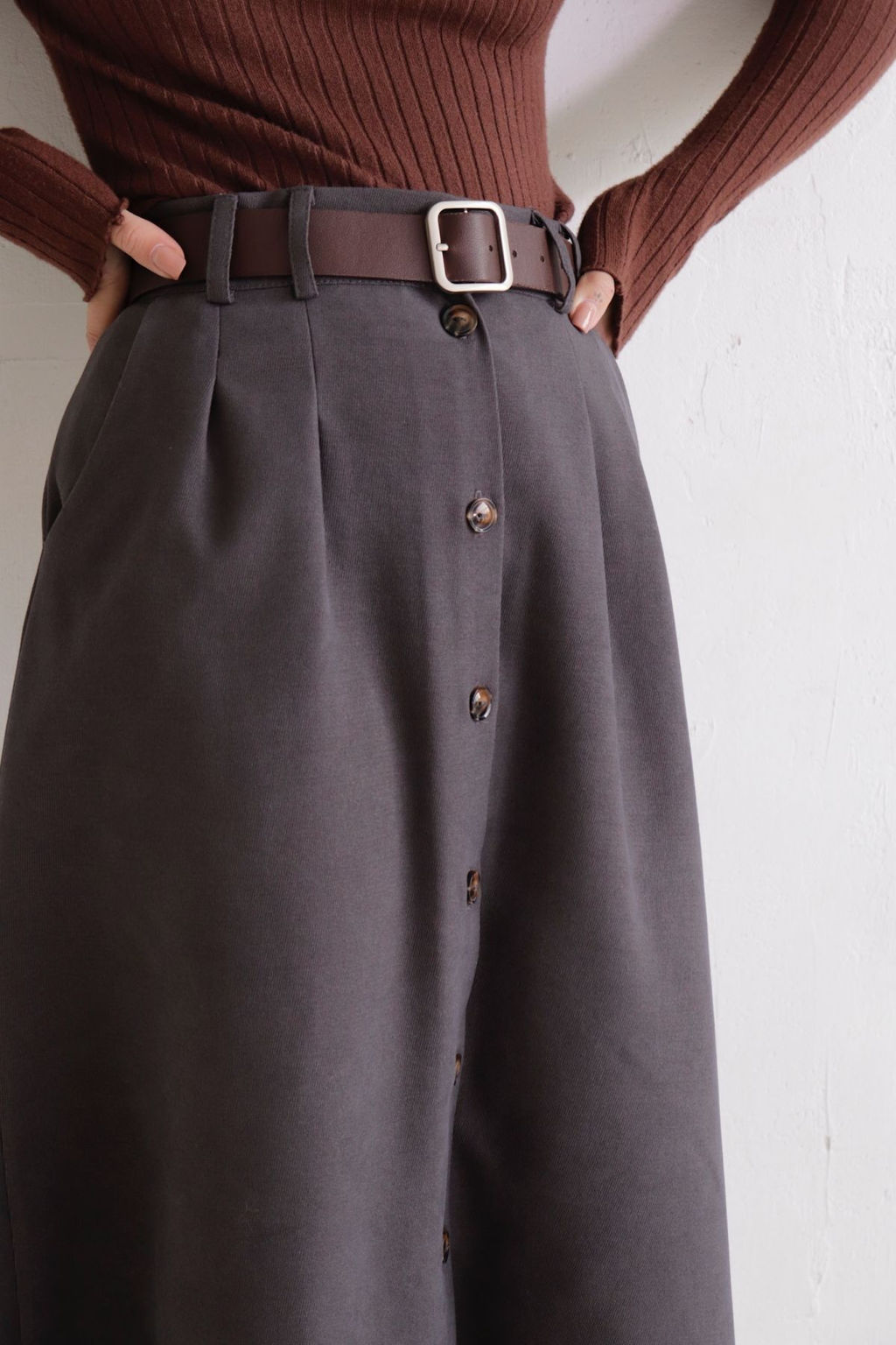 Юбка на пуговицах длины миди - Martichelli фото 19