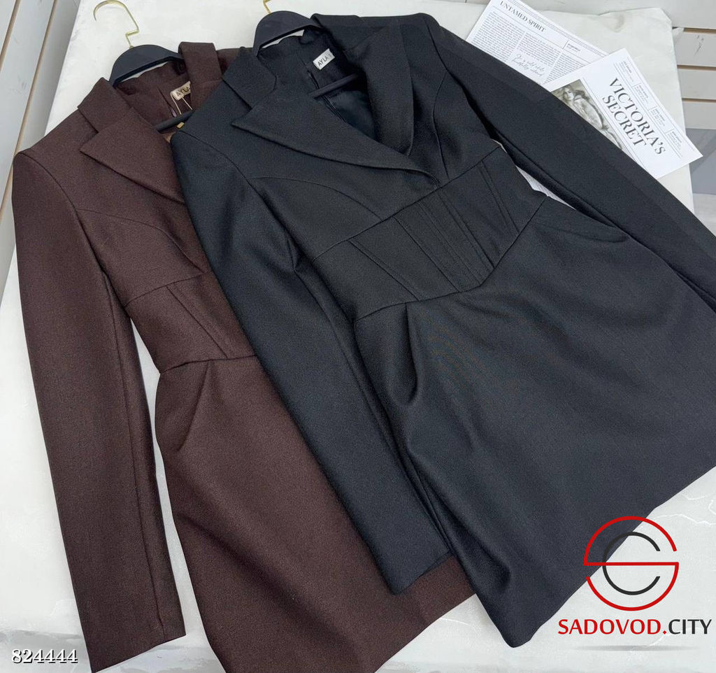 Платье-пиджак приталенное