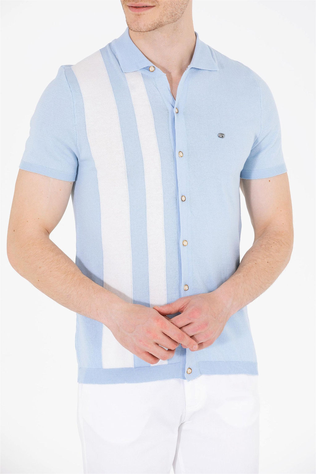 Мужской голубой свитер - U.s. polo assn фото 13