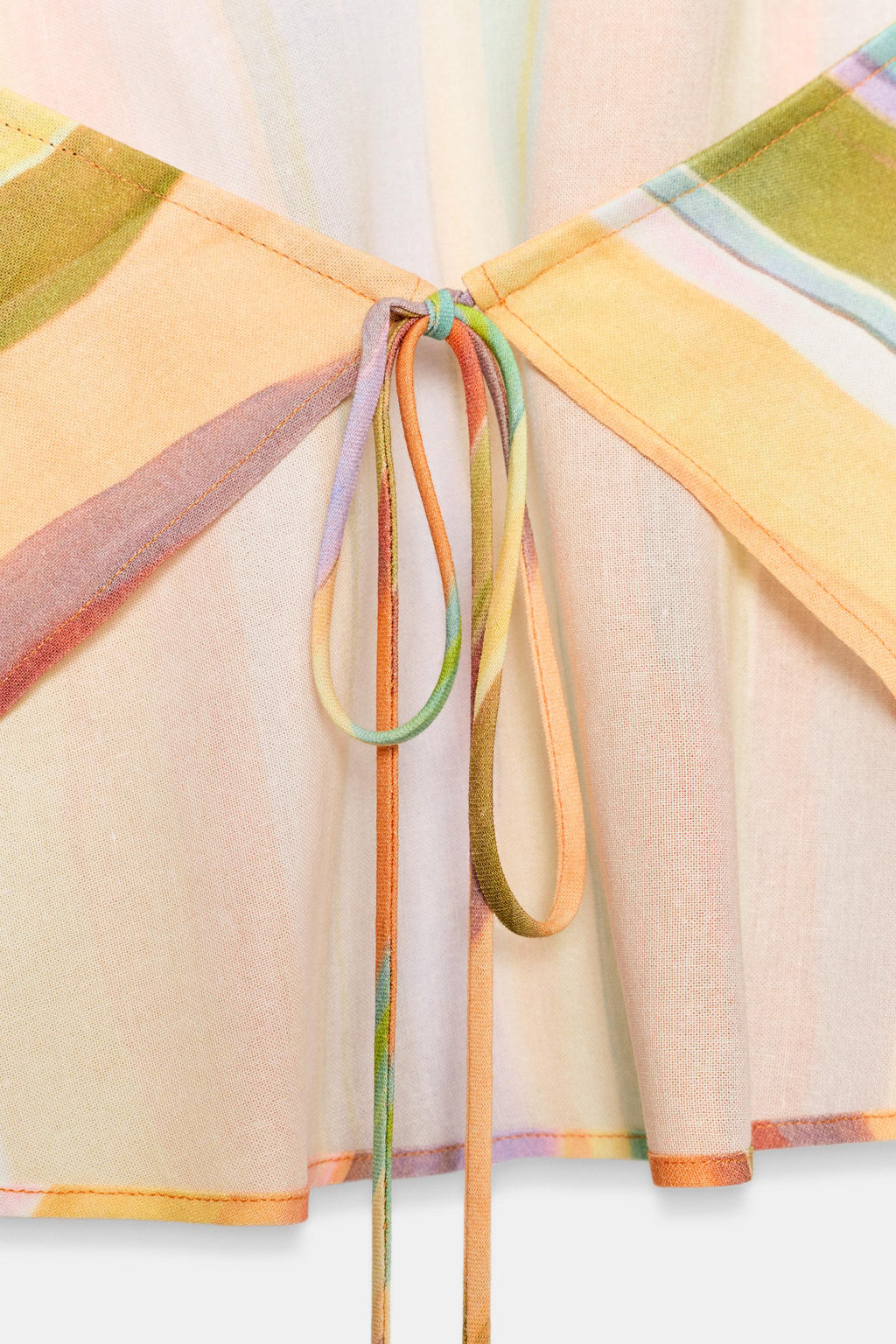 TOP HALTER RAYAS / Multicolor - Zara фото 9