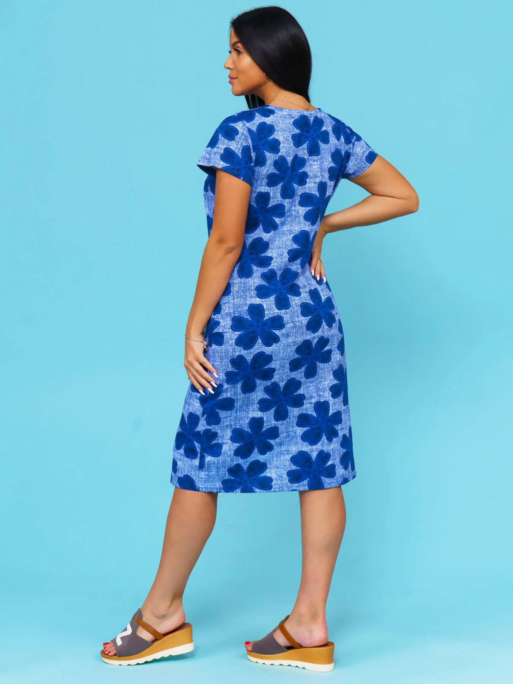 Платье женское, цвет фиолетовый