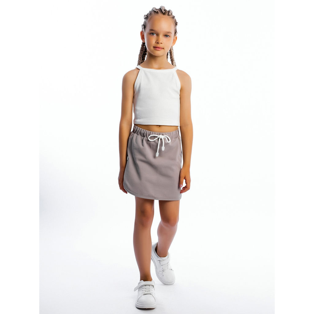 Комплект топ рибана, юбка пике 7001900303 - Youlala фото 5