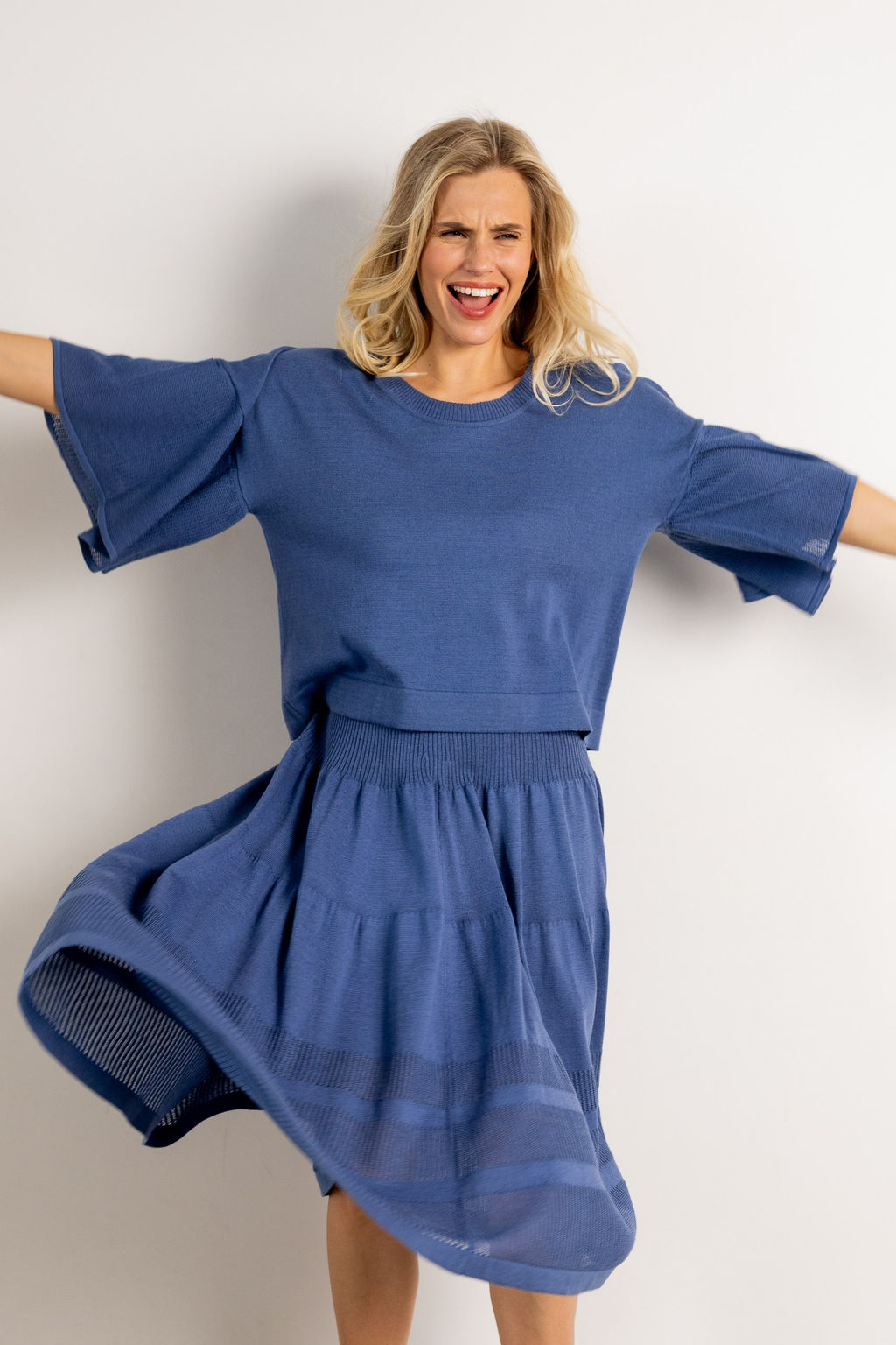 SS-2601 юбка женская джинс - Mozart фото 9