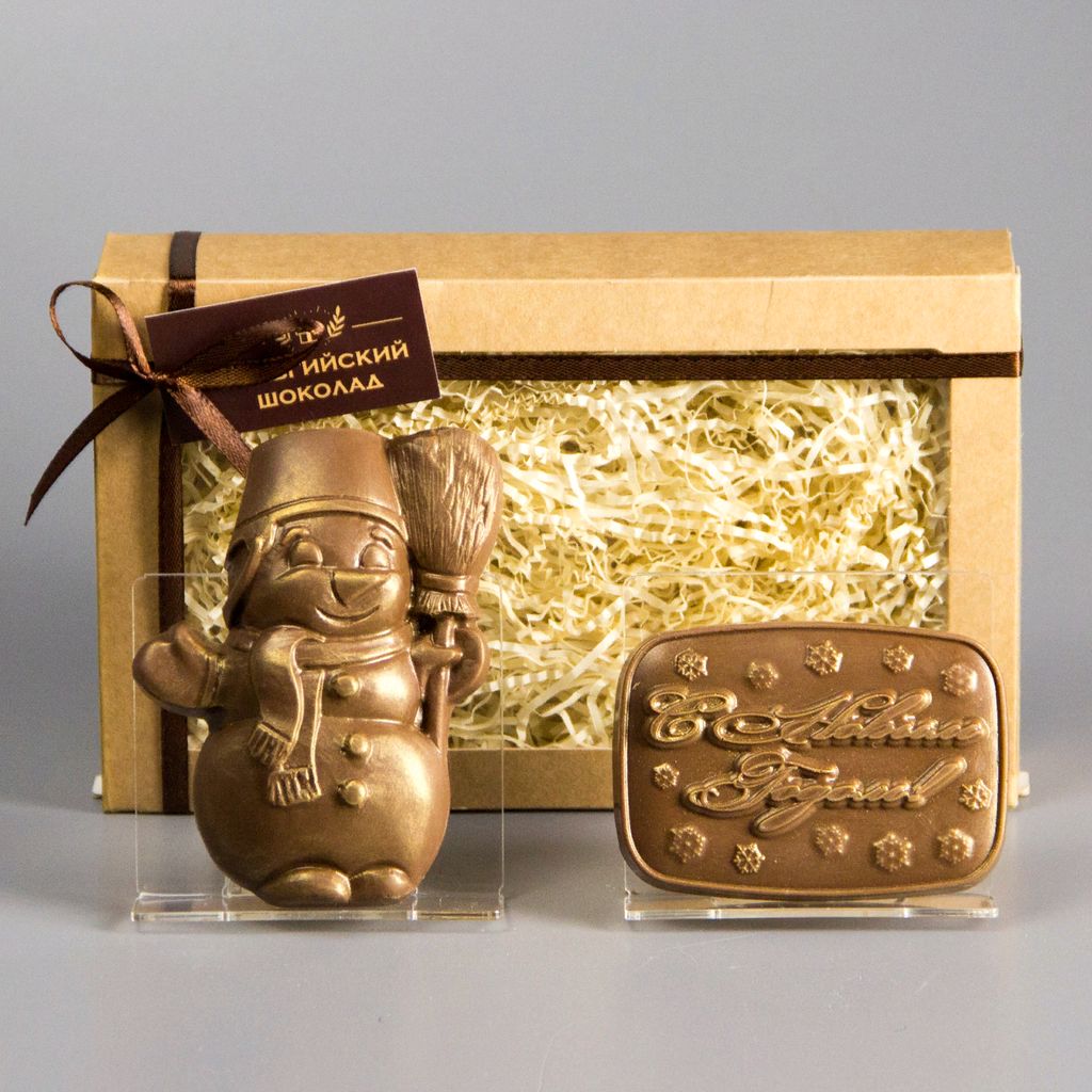 ФИГУРКИ 2В1 «СНЕГОВИК 1 + С НОВЫМ ГОДОМ 1»