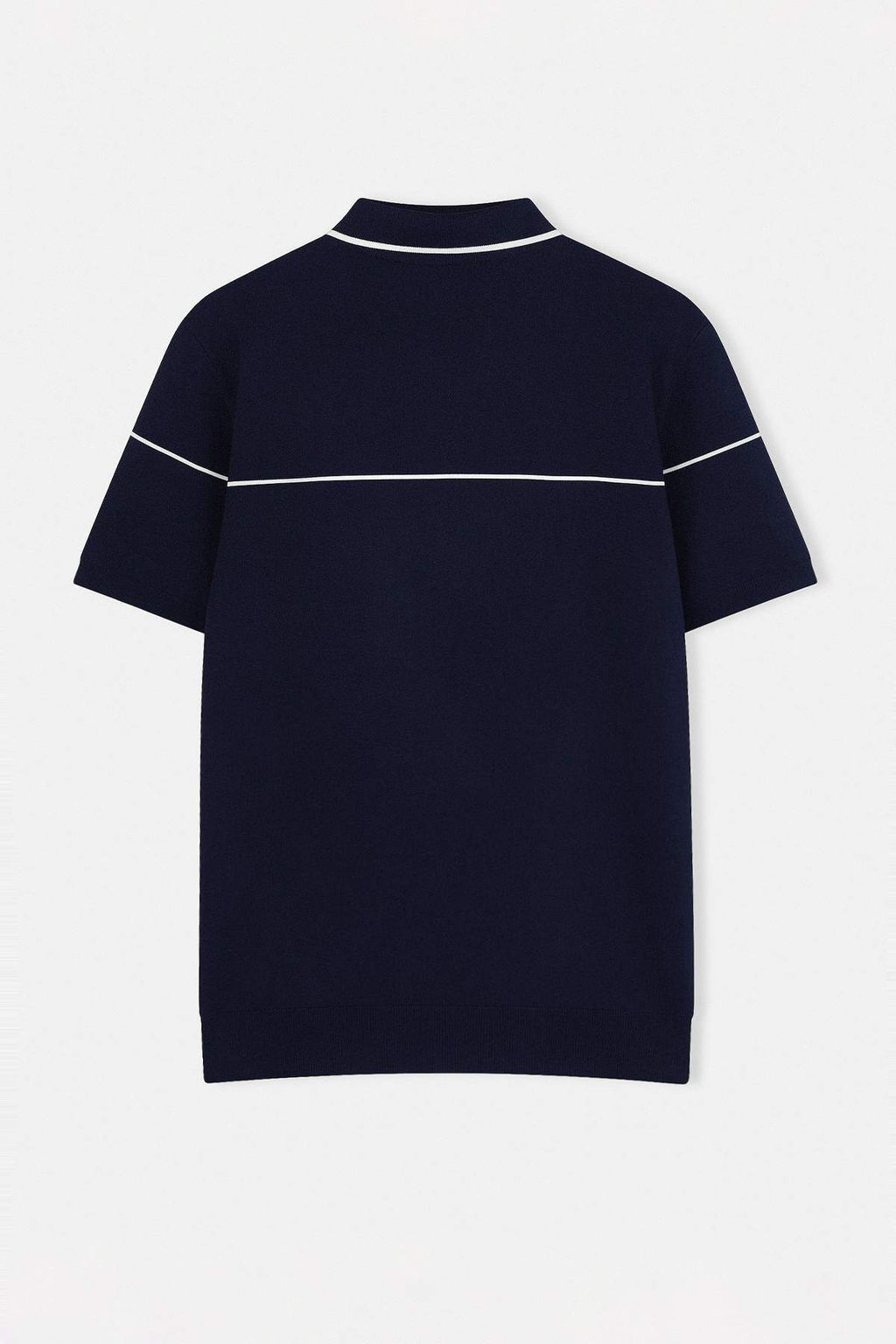 Lacivert Regular/Normal Kesim Biye Detayl? Fermuarl? Triko T-Shirt TMNSS26TS00020 - Trendyolmilla фото 6