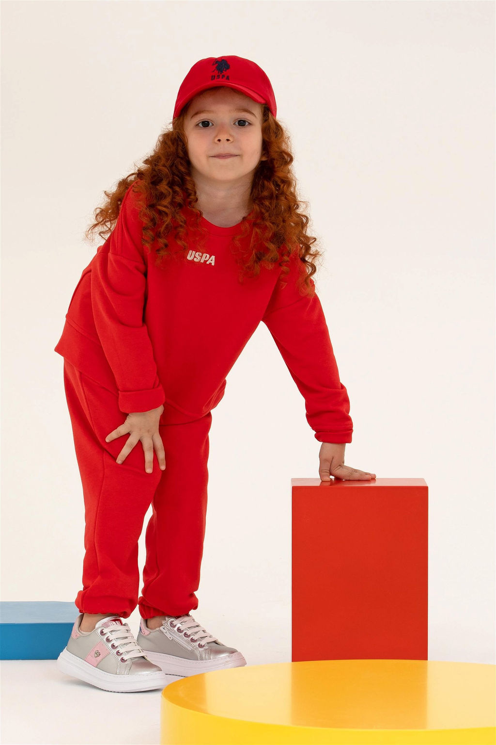 U. S. Polo Assn Детский красный базовый свитшот с круглым вырезом - U.s. polo assn фото 9