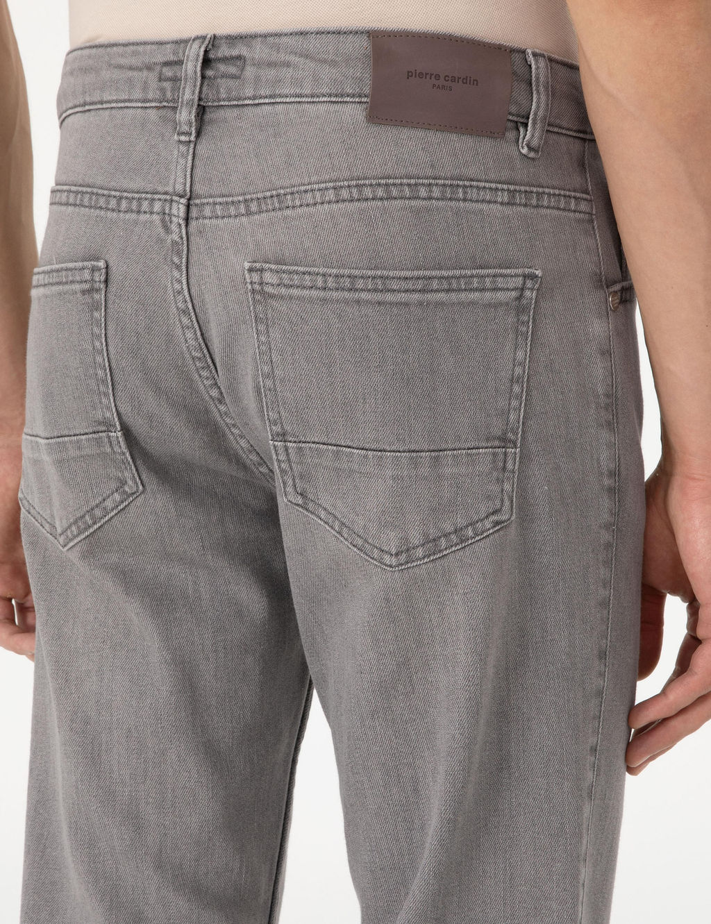 Gri Slim Fit Jean Pantolon