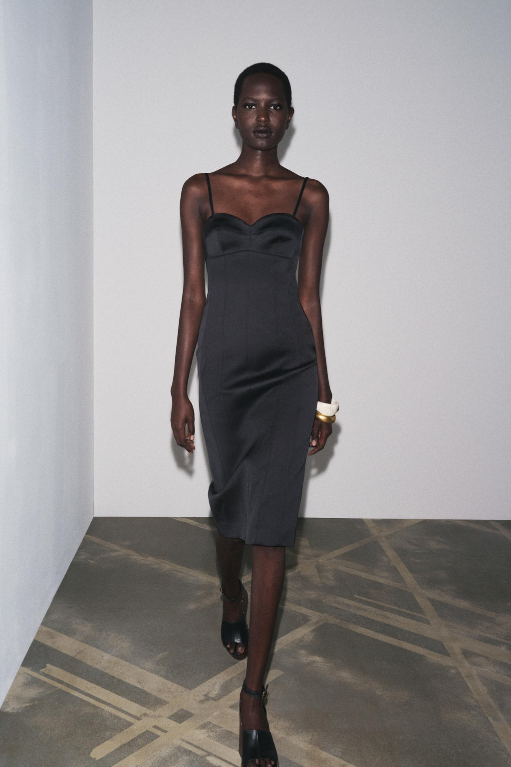 ZW COLLECTION MULTI-POSITION SATIN DRESS - Zara фото 9