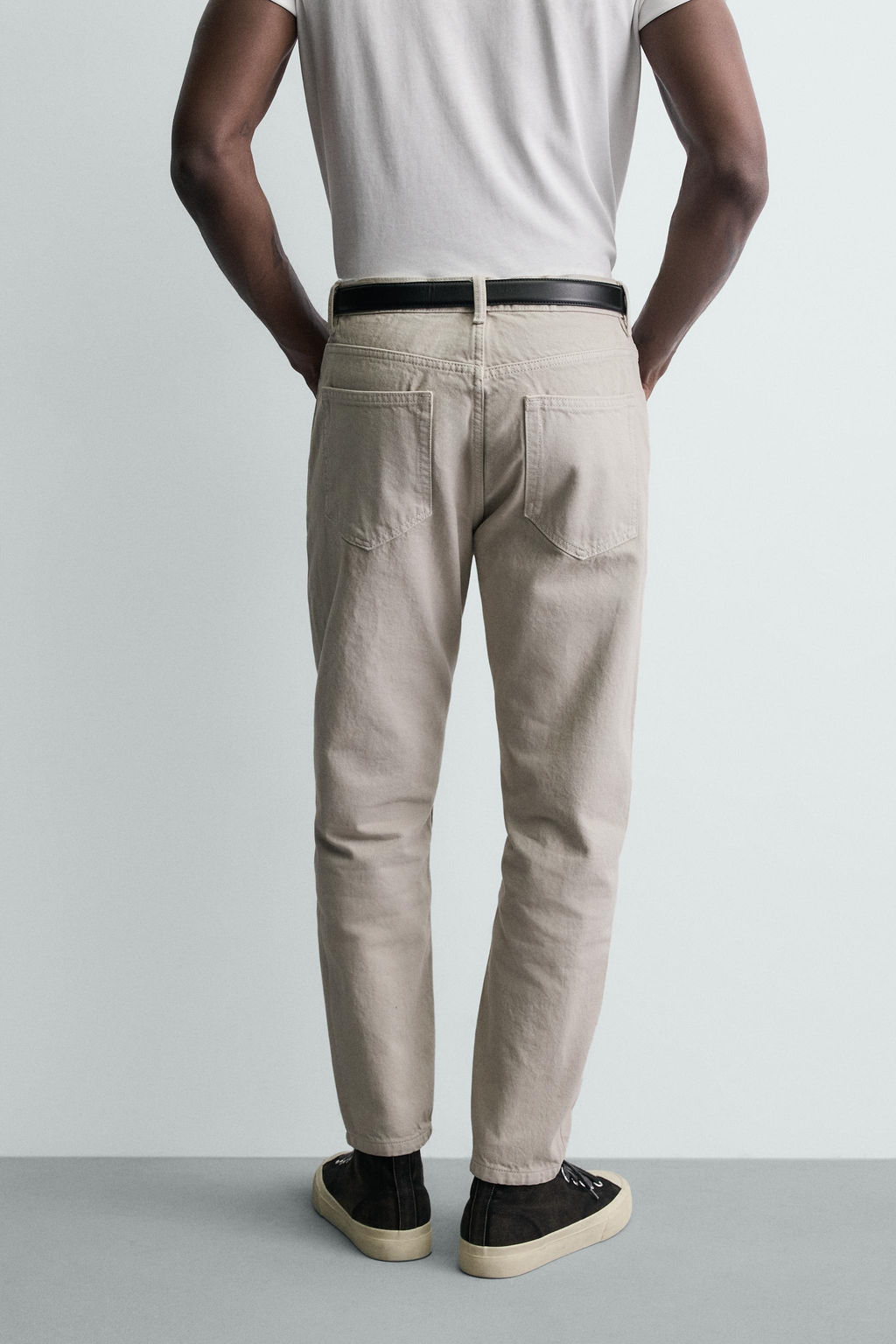 JEANS SLIM CROPPED FIT / Crudo - Zara фото 3