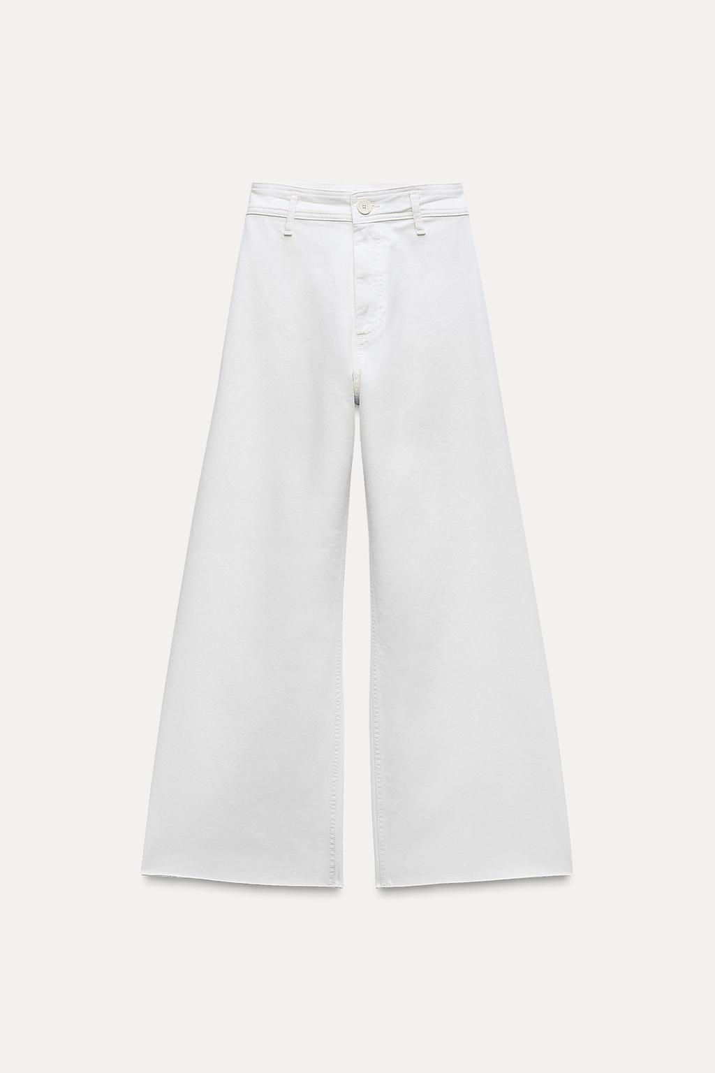 ZW COLLECTION HIGH-WAIST WIDE-LEG JEANS - Zara фото 24