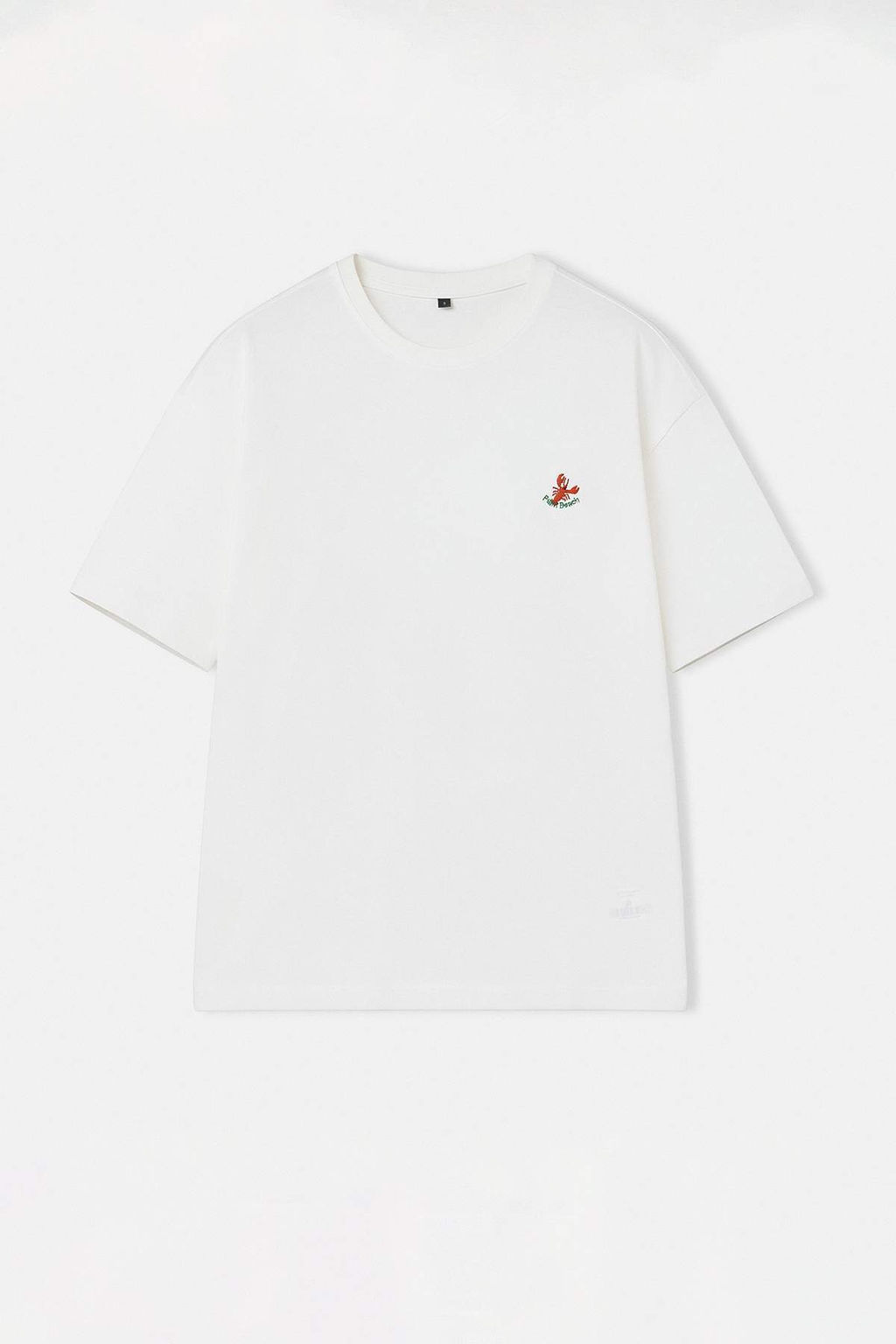 Ekru Istakoz Nak?sl? Oversize/Genis Kesim %100 Pamuk T-Shirt TMNSS26TS00025 - Trendyolmilla фото 4
