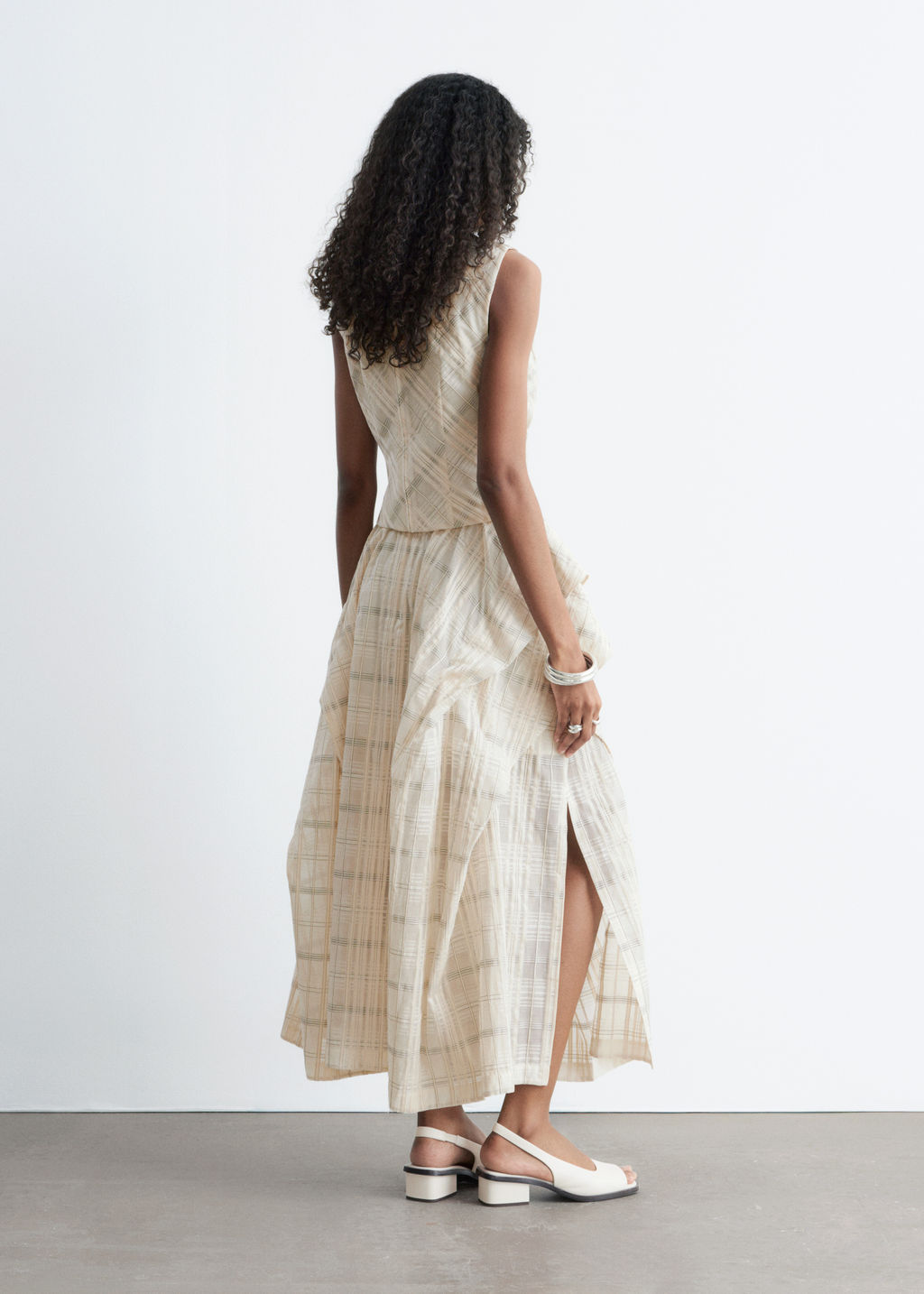 Falda midi fruncida - H&m фото 7
