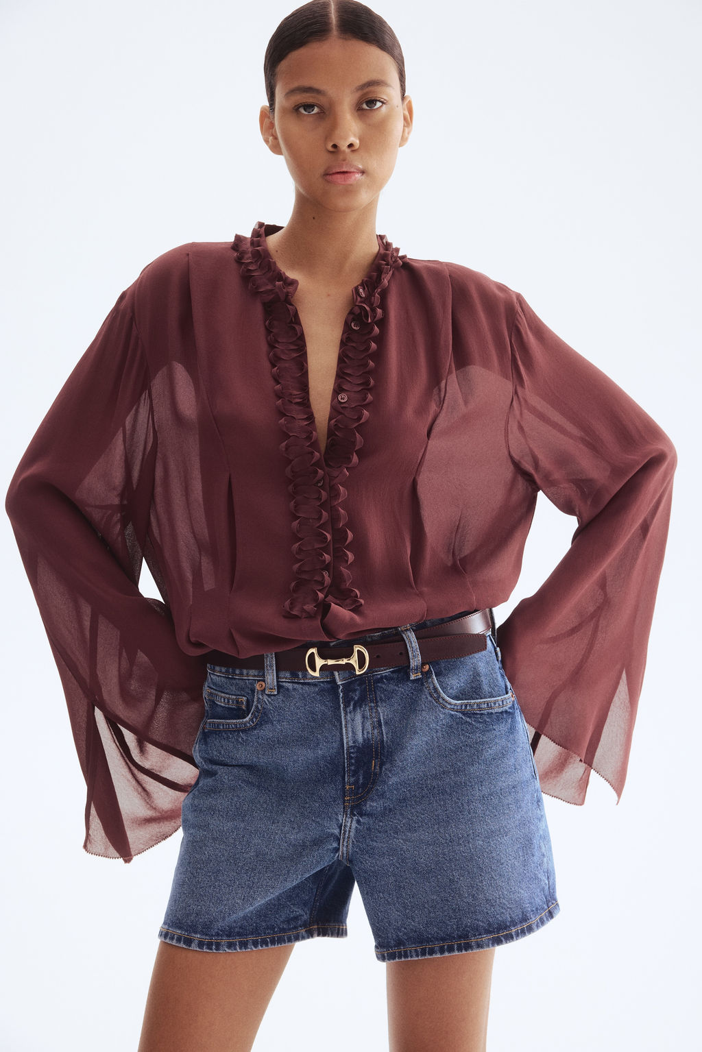 Blusa de crep? - H&m фото 2