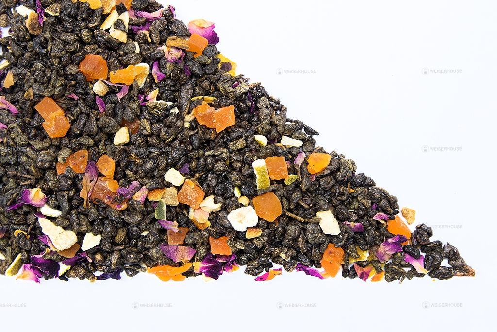 Зеленый ароматизированный чай GRUNBERG LITE  Абрикосовка   фото 3