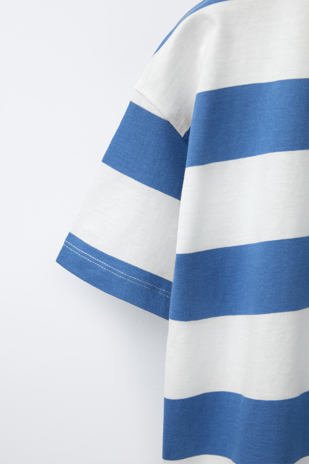 WIDE STRIPE T-SHIRT - Zara фото 4