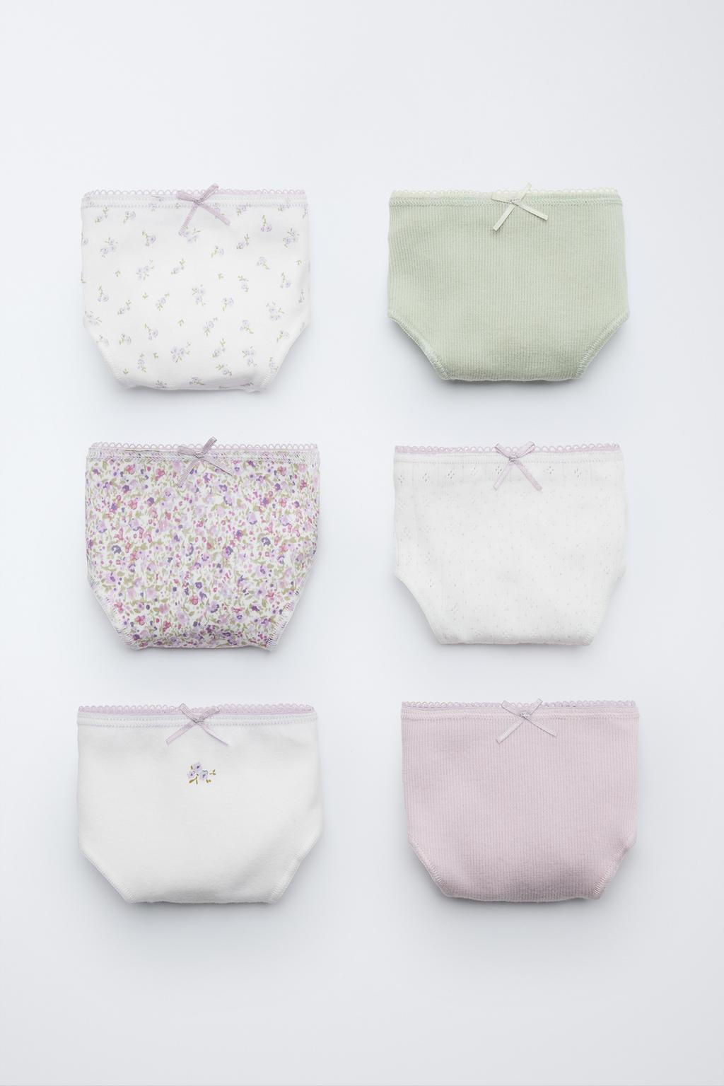 AGES 2-6/PACK OF SIX PRINTED BRIEFS - Zara фото 5