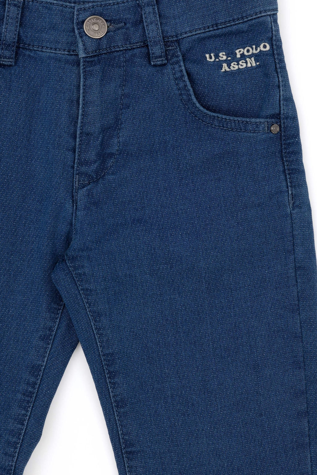Темно-синие джинсовые брюки для мальчика Неожиданная скидка в корзине - U.s. polo assn фото 4