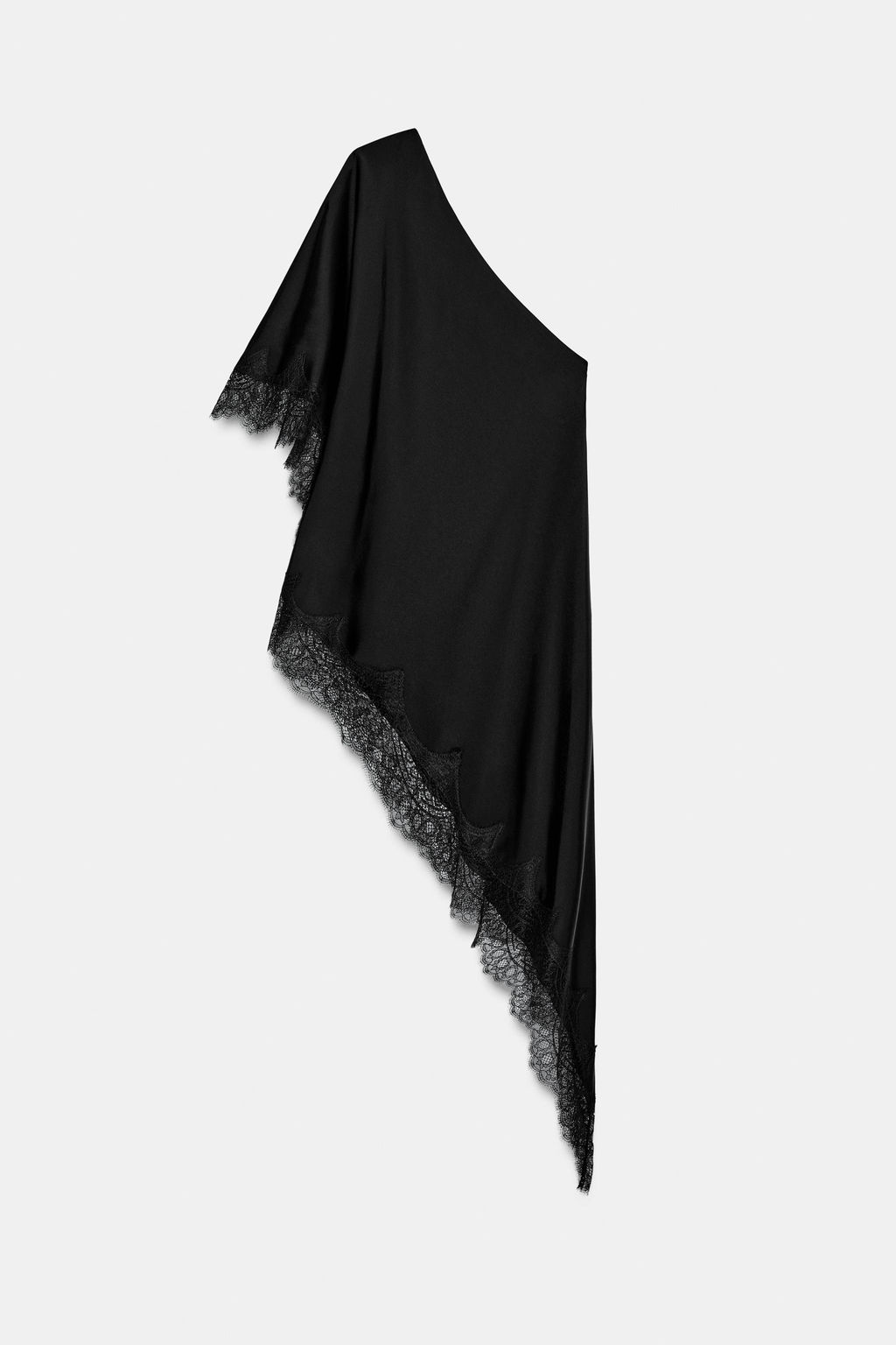 ZW COLLECTION ASYMMETRIC LACE TOP - Zara фото 7