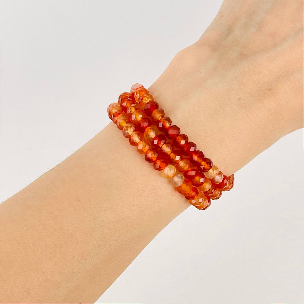 Бусины для украшений из Сердолика 38 см