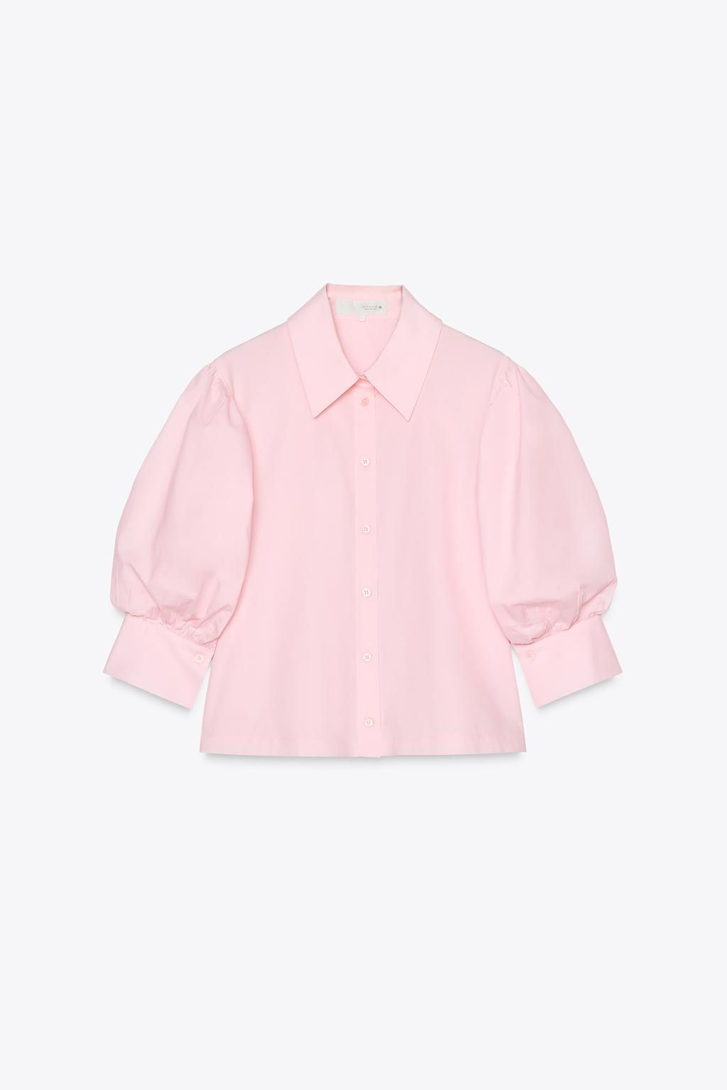 ZW COLLECTION POPLIN SHIRT - Zara фото 13