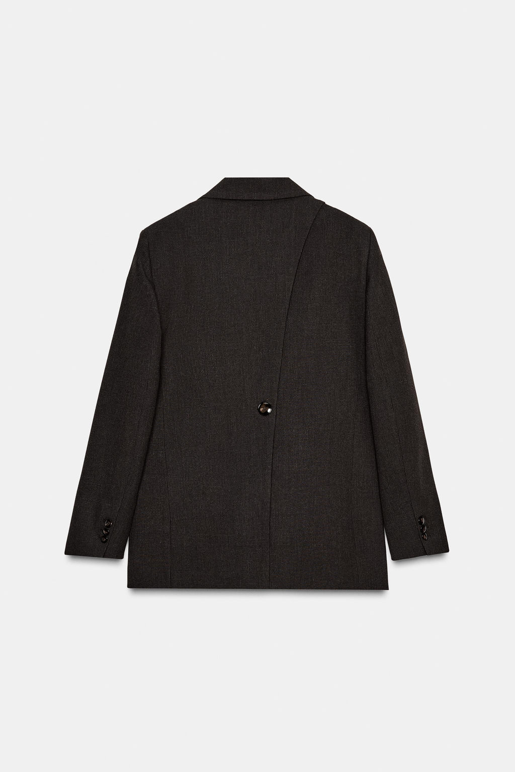 BLAZER WITH SHOULDER PADS AND BACK BUTTON DETAIL - Zara фото 8