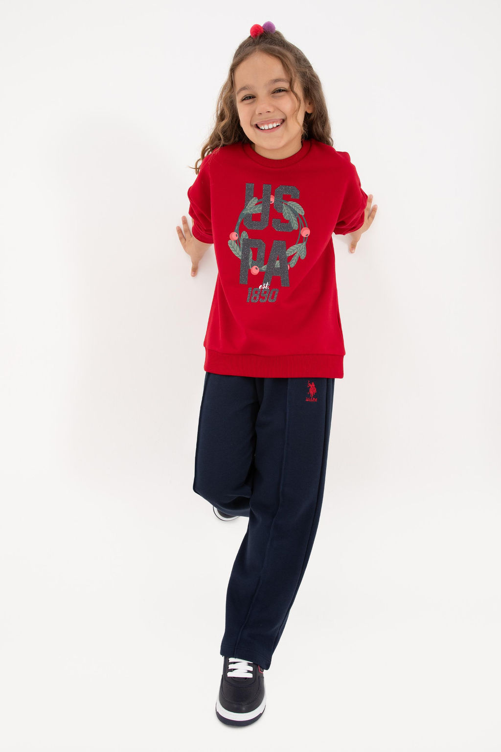 K_z _ocuk K_rm_z_ Y_lba__ Temal_ Pijama Tak_m_ Sepette S_rpriz _ndirim - U.s. polo assn фото 8