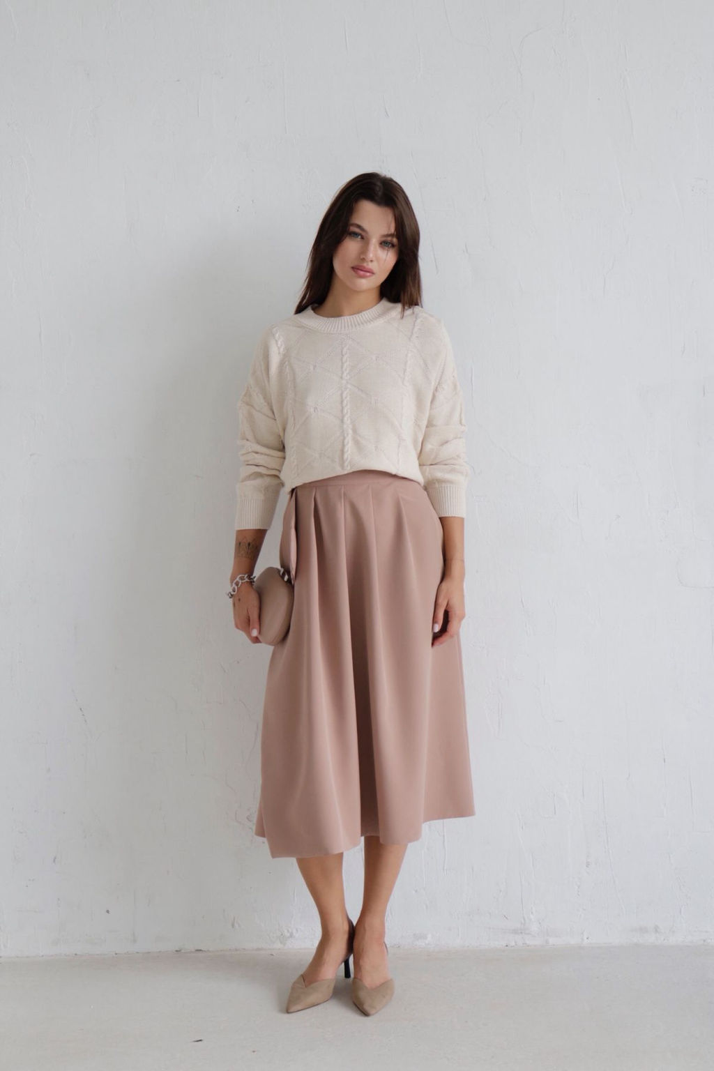 Юбка с запахом со складками - Martichelli фото 2