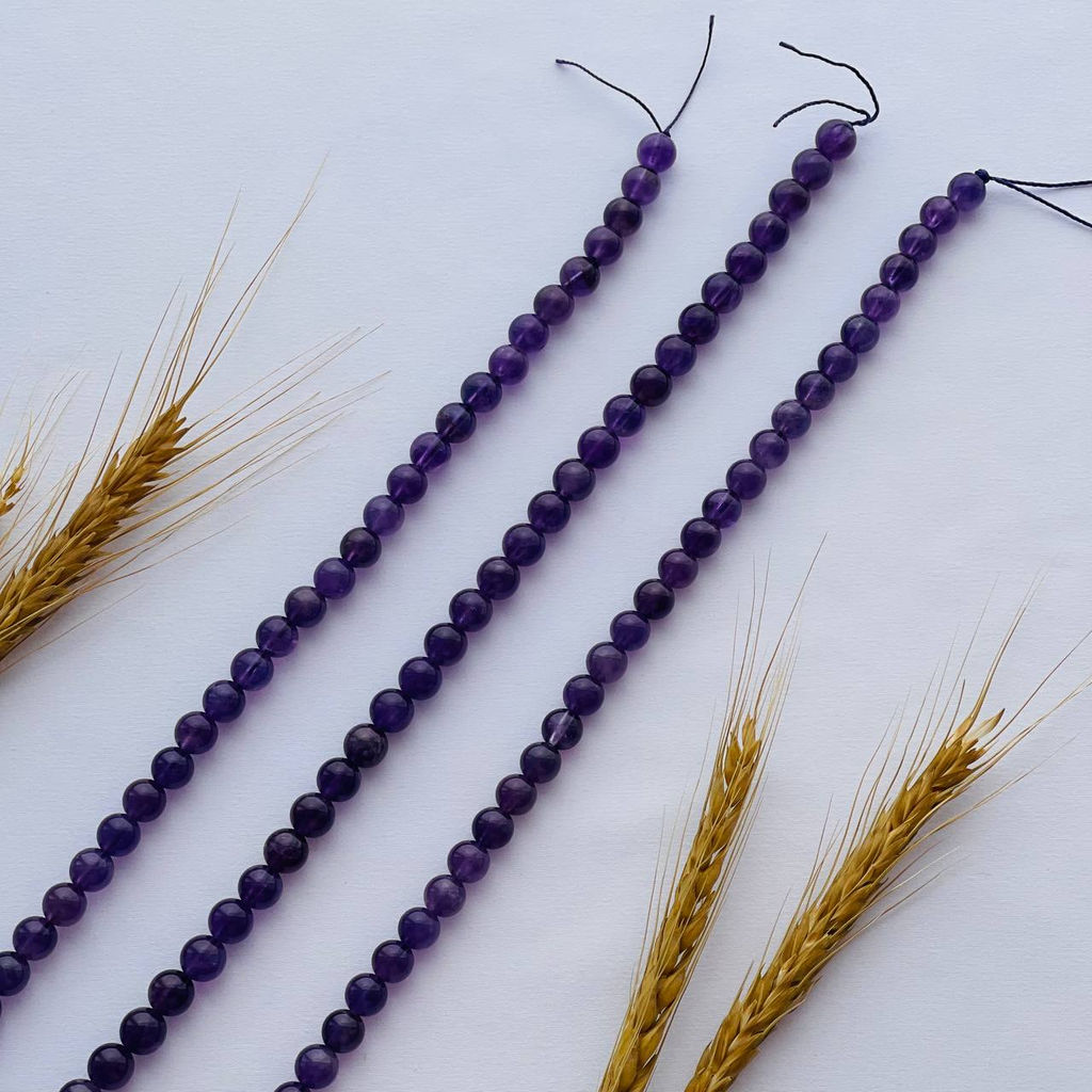 Бусины для украшений из Аметиста