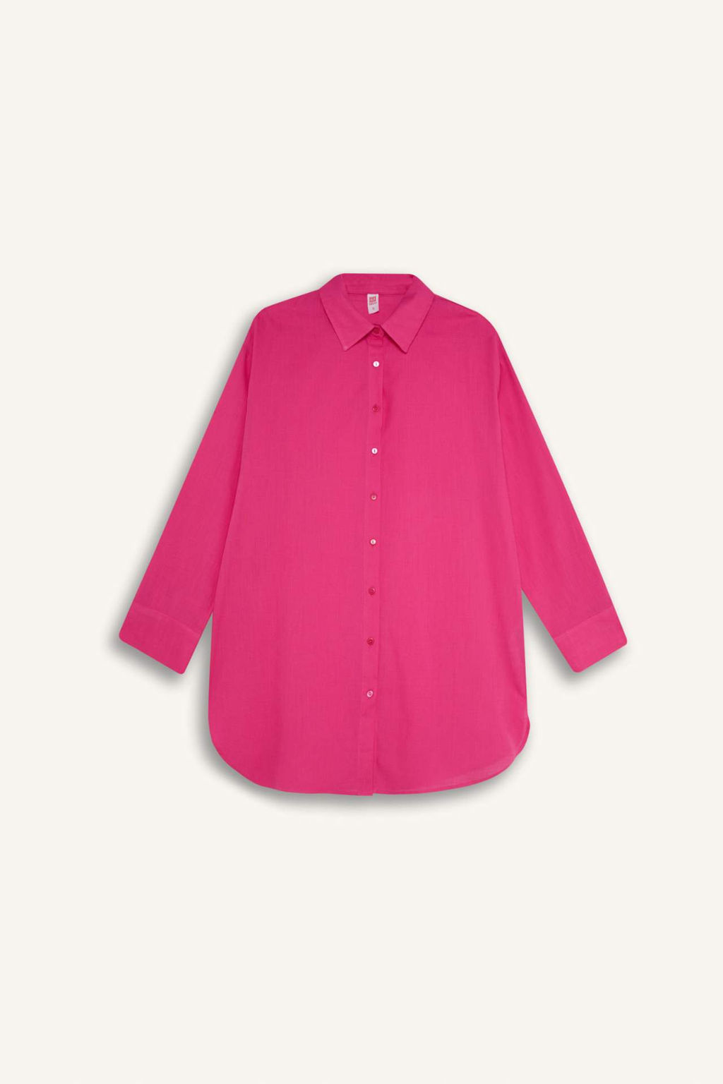 Fall in Love Regular Fit Pamuklu Plaj Gomlegi - Defacto фото 5