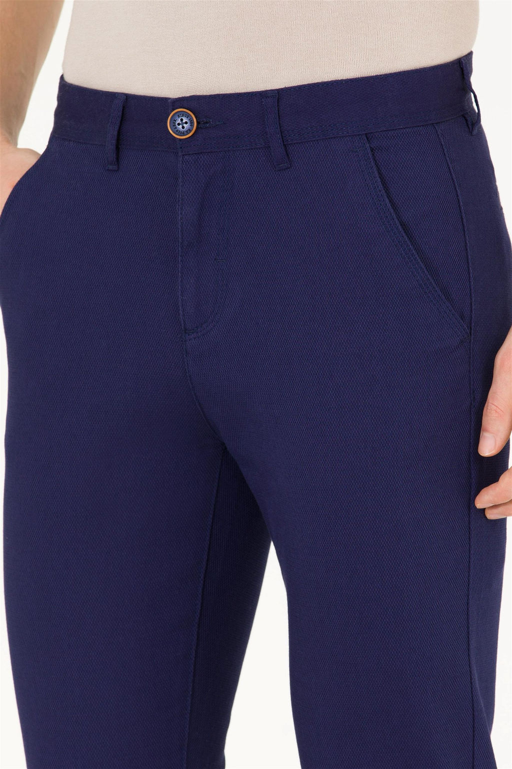 U. S. Polo Assn / Мужские темно-синие брюки из плотной ткани/чиносы - U.s. polo assn фото 5
