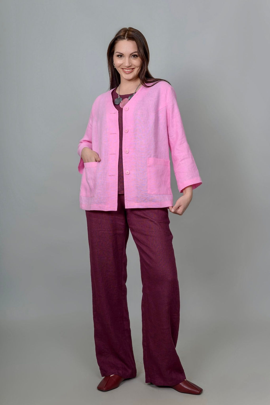 Брюки 100% лен