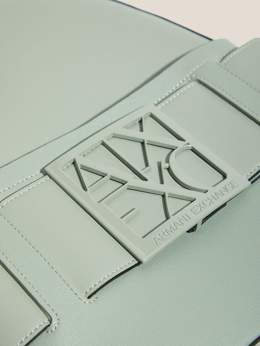 Женский рюкзак ARMANI EXCHANGE SUSIE Артикул 4368433, фисташковый  фото 2