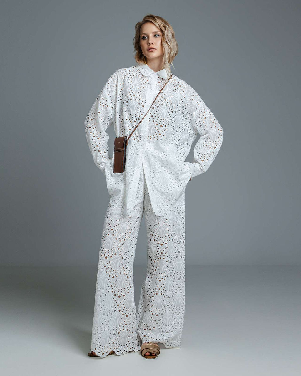 Брюки палаццо шитьё  100% хлопок - Sahar art lab фото 10