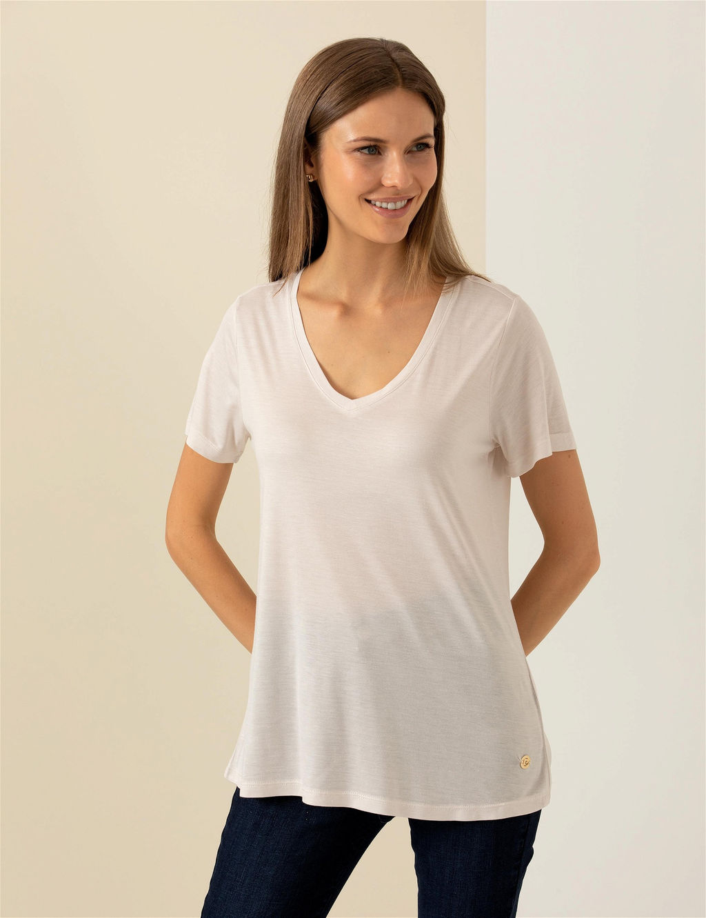 Ekru Regular Fit Ti__rt - Pierre cardin фото 4